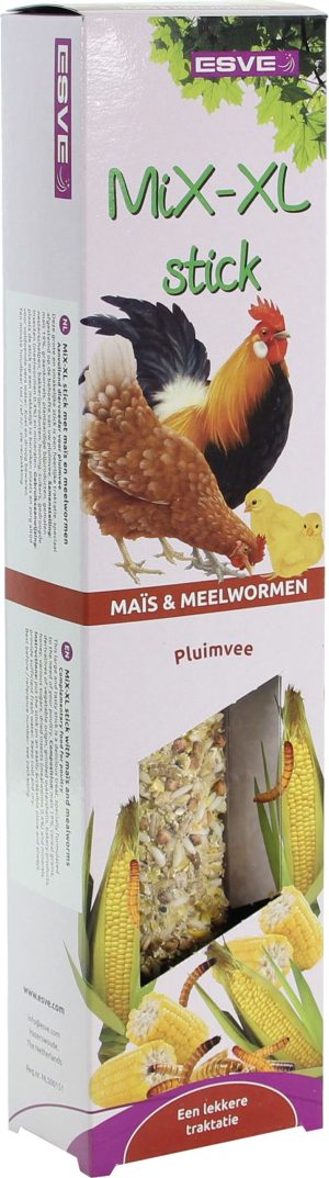 MiX-XL stick Pluimvee Maïs+Meelworm