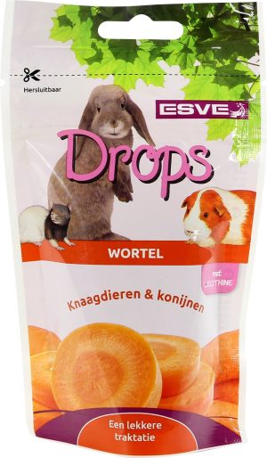 Knaagdier Drops Wortel