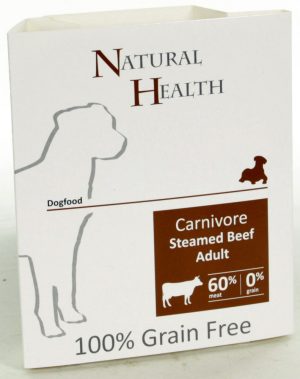 NH Dog Steamed Carnivore Beef per tray van 7