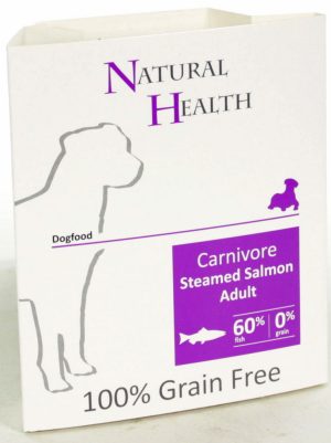 NH Dog Steamed Carnivore Salmon per tray van 7
