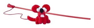Catnip Toyz Mouse Magic Stick Rood