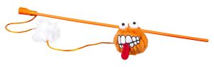Catnip Toyz Fluffy Magic Stick Oranje
