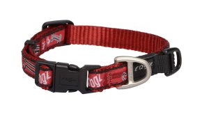 Fancy Dress Halsband S Red Rogz Bone