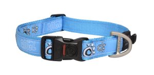 Fancy Dress Halsband XL Turq Paw