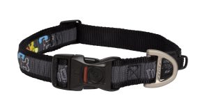 Fancy Dress Halsband XL Multi Bone Black