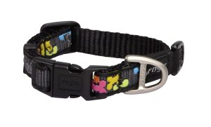 Fancy Dress Halsband XS Multi Bone Black