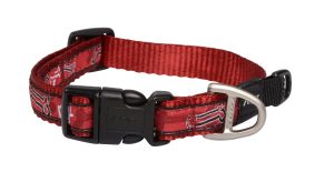 Fancy Dress Halsband M Red Rogz Bone