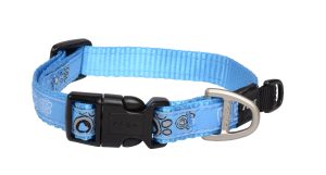Fancy Dress Halsband M Turq Paw