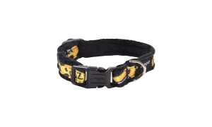 Fashion Halsband XS Leopard Bone