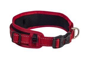Utility Gevoerde Halsband XL Rood