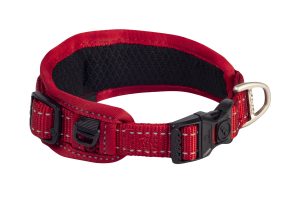Utility Gevoerde Halsband L Rood