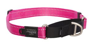 Utility Control Web Halsband XL Roze
