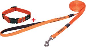 Lapz Luna LangeLijn M Oranje+Gratis Halsband