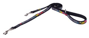 Fancy Dress MultiLijn L Multi Bone Black
