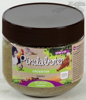 Pindaboter met Groenten voor Kippen