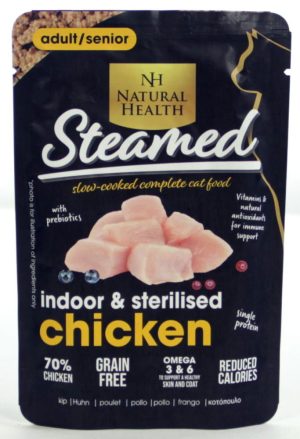 NH Cat Steamed Indoor Sterilised doos van 12 zakjes